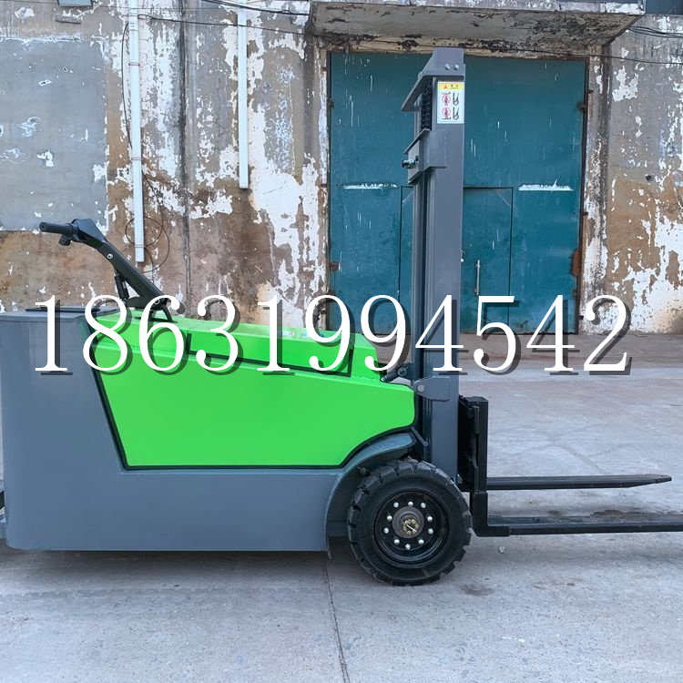 克东县小型电动叉车1吨2吨步行站驾式电瓶堆高充电装卸车液压升降车铲车